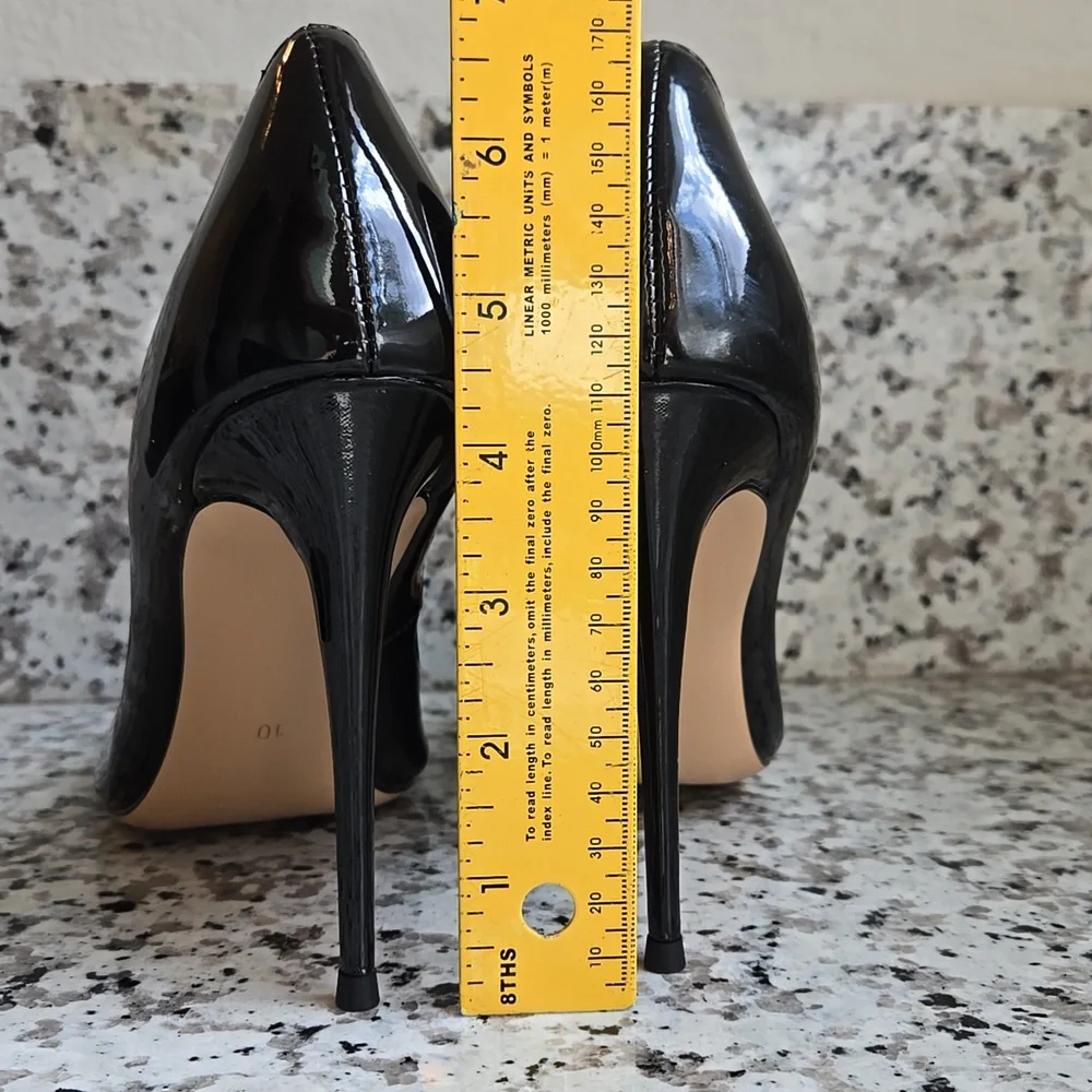 Elegant Black Shofoo Stiletto Heels - Picture 9 of 11